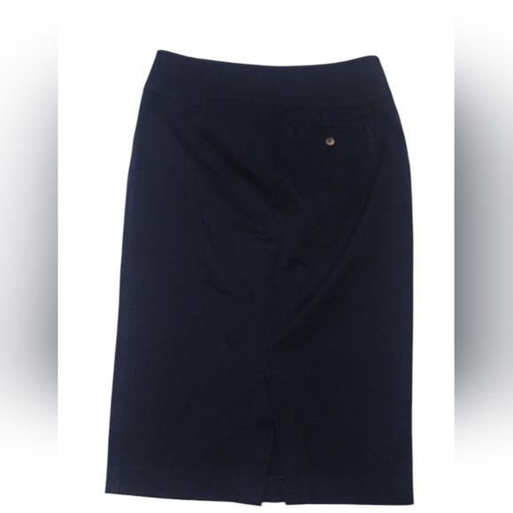 Lauren Ralph Lauren Navy Pencil Skirt SZ 4 - Picture 2 of 4